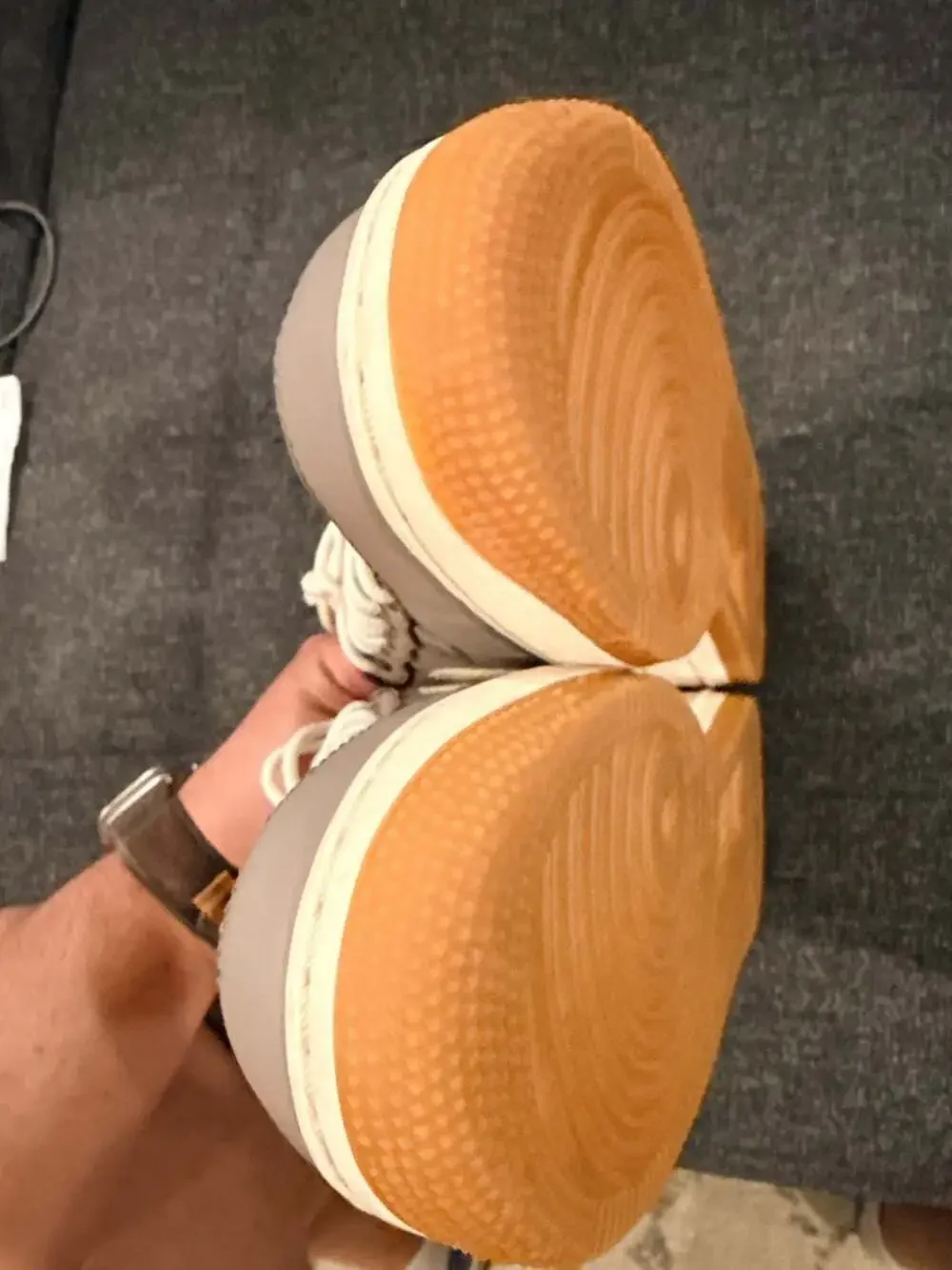 Nike Air Force 1 '07 LV8 'Light Taupe' with Plaid Interior